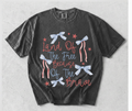 Land Of The Free Because Of The Brave Tee